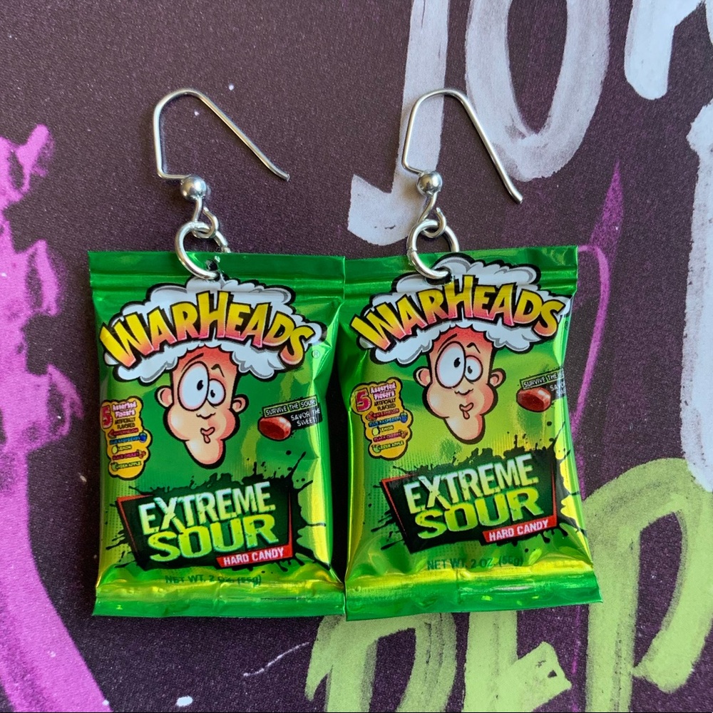 Warhead earrings